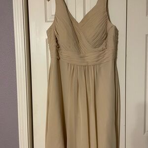 Azazie Champagne Dress